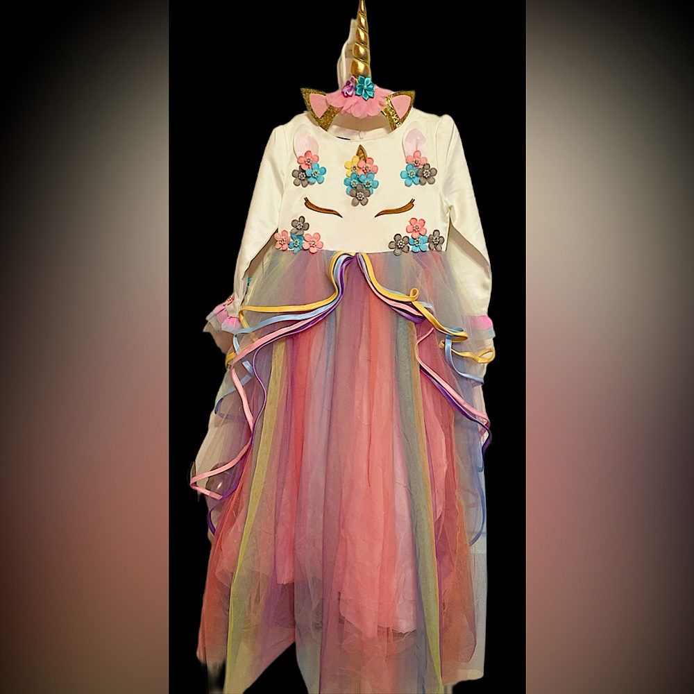 Unicorn dress/Costume Size 4T/5T